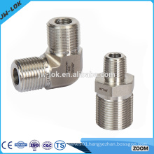 Gas stainless steel threaded pipe fittings